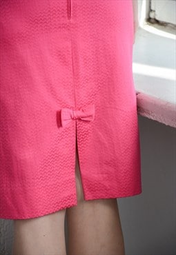 Vintage 80's Bright Pink Mini Skirt