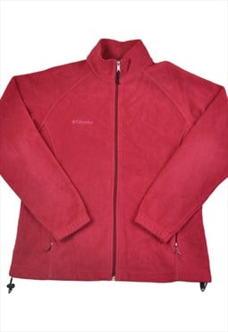 Vintage Columbia Fleece Jacket Pink Ladies Large