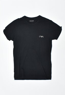 Vintage Armani T-Shirt Top Black