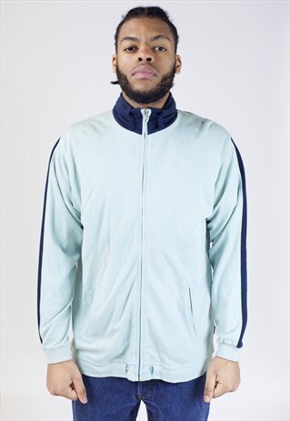 VINTAGE 90S CHAMPION MINT GREEN ZIP-UP JACKET