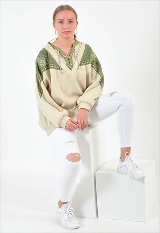 VINTAGE 80'S OVERSIZED RETRO SWEATSHIRT