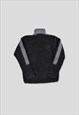 VINTAGE HELLY HANSEN 1/4 ZIP SHERPA FLEECE IN BLACK