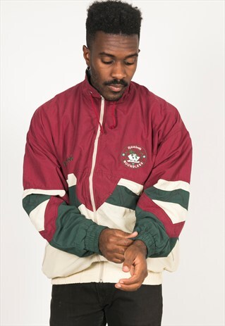 VINTAGE 80S USA REEBOK SHELL SPORT JACKET / R186