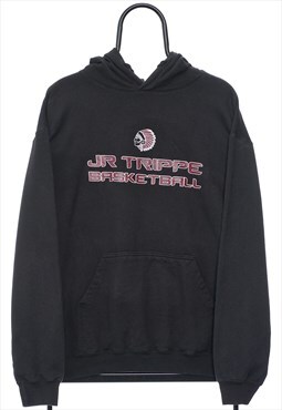 Vintage JR Trippe Basketball Black Hoodie Mens