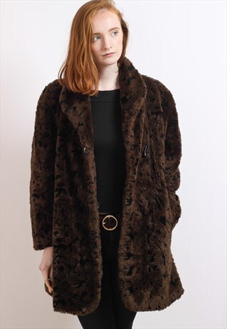 VINTAGE FAUX FUR JACKET