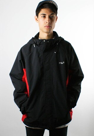 FILA FLEECE LINED WATERPROOF COAT/ JACKET, HOOD
