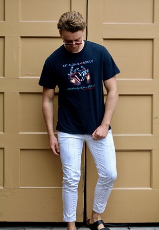 VINTAGE USA ART ALONG THE ROUTE T SHIRT SAN FRAN