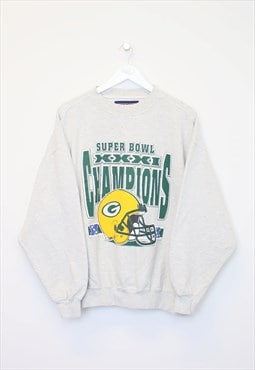 Vintage Super Bowl Packers sweatshirt in grey . Fits XL