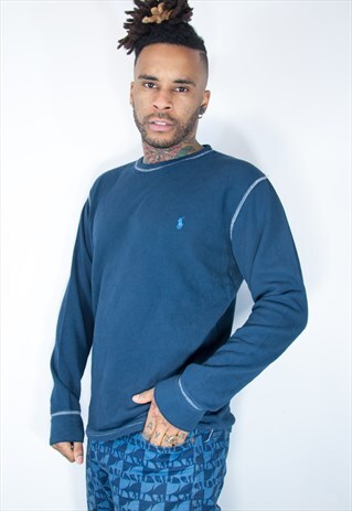 RALPH LAUREN THIN EMBROIDED SWEATSHIRT