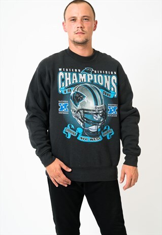 VINTAGE 1996 CAROLINA PANTHERS CHAMPIONS SWEATSHIRT