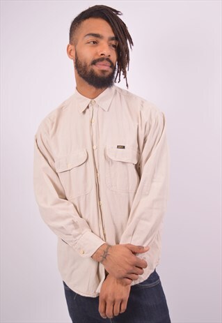 VINTAGE LEE SHIRT STRIPES BEIGE