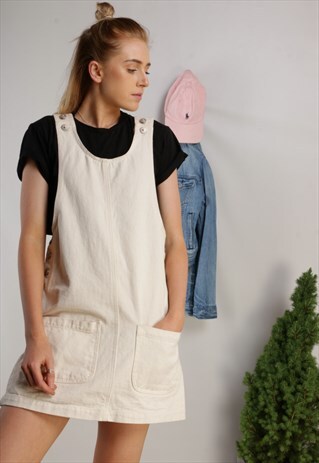 VINTAGE PINAFORE DRESS Z715