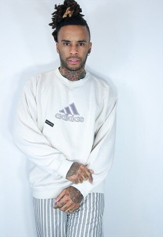 ADIDAS EMBROIDED VINTAGE SWEATSHIRT
