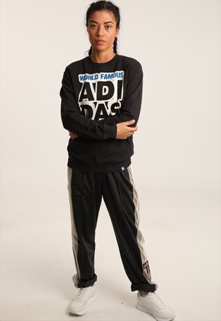 VINTAGE ADIDAS PRINTED LOGO SWEATSHIRT