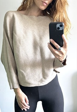 Bat Sleeves Lounge Chill Casual Sweater Top 
