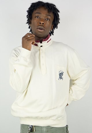 VINTAGE 90'S POLO RALPH LAUREN PULLOVER SWEATSHIRT
