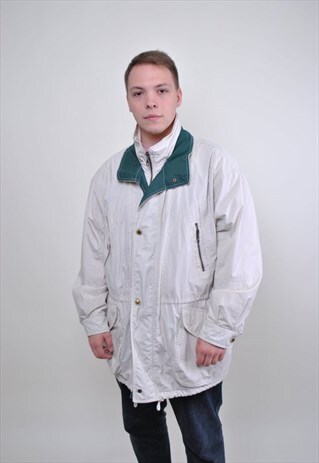 VINTAGE TRAVEL JACKET, 90S OUTDOOR PARKA, SIZE XL