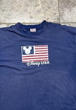 Disney Men's Blue T-shirt
