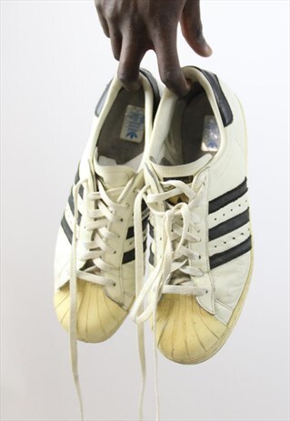 VINTAGE ADIDAS 90'S WHITE TRAINERS