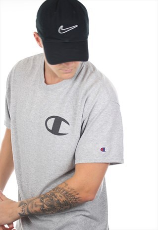VINTAGE CHAMPION USA BIG LOGO T SHIRT TEE