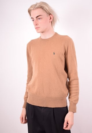 POLO RALPH LAUREN MENS VINTAGE JUMPER SWEATER SMALL 90S