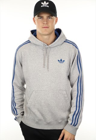 VINTAGE ADIDAS SMALL LOGO HOODIE SWEATSHIRT