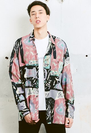 VINTAGE 90S PATTERNED SHIRT