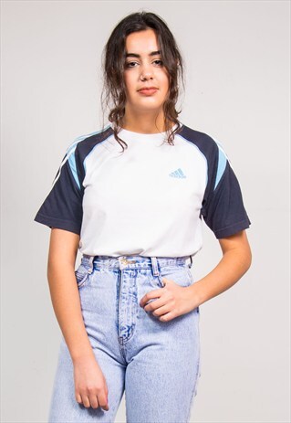 90'S VINTAGE WHITE ADIDAS T-SHIRT