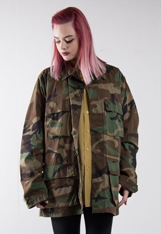VINTAGE F2 CAMO U.S ARMY FESTIVAL JACKET