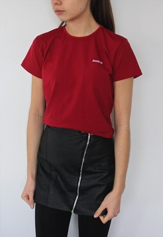 RED REEBOK CROP TOP