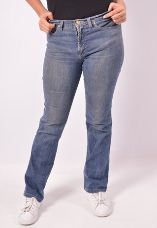 VINTAGE VERSACE FLARE JEANS BLUE