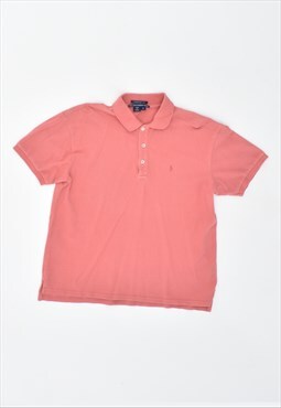 Vintage 90's Ralph Lauren Polo Shirt Oversize Pink