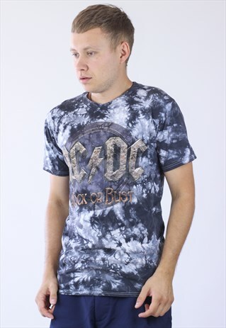 VINTAGE MENS AC/DC WOLD TOUR T-SHIRT