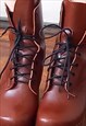 LEATHER ANKLE BOOTS SIZE 5