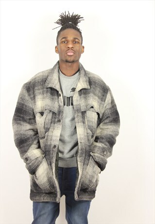VINTAGE PADDED FLANNEL HEAVY JACKET
