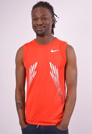 VINTAGE NIKE VEST TOP RED