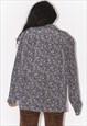 VINTAGE 90S PRINTED LONG SLEEVES FLORAL PATTERNED SHIRT