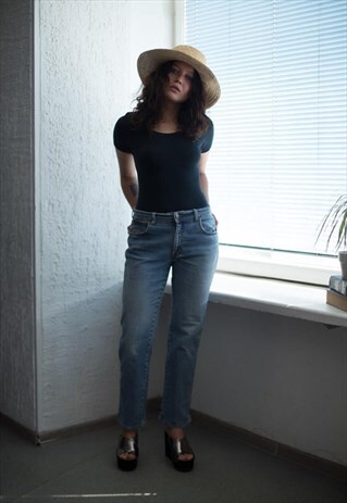 VINTAGE 90'S BLUE STRAIGHT JEANS