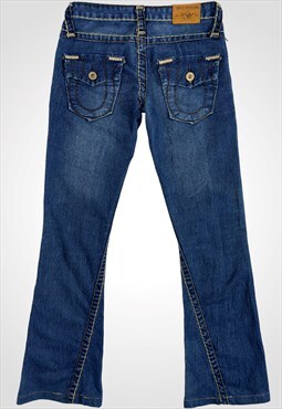 True Religion bootcut vintage jeans y2k blue embroidered 
