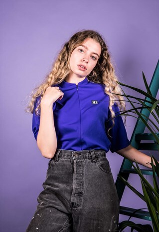 VINTAGE 1990S SPORTS T-SHIRT IN PURPLE