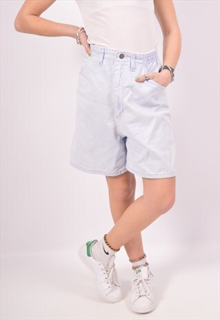 VINTAGE LEE DENIM SHORTS BLUE
