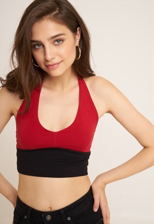 HALTERNECK CROP TOP