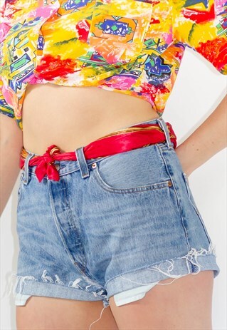 VINTAGE LEVI'S OVERSIZED FIT BUTTON FLY 501 SHORTS
