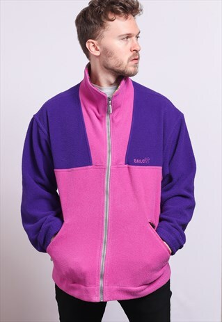 VINTAGE ZIP UP FLEECE TOP
