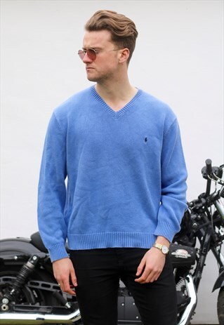 RALPH LAUREN USA 90S MINIMALIST KNITTED JUMPER