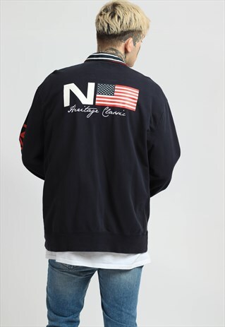 VINTAGE NAUTICA ZIP-UP SWEATSHIRT
