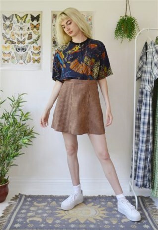 VINTAGE ABSTRACT PRINT BLOUSE