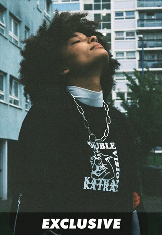 EXCLUSIVE DOUBLE VISION BLACK T-SHIRT