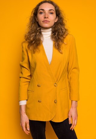 YELLOW LONGLINE JACKET