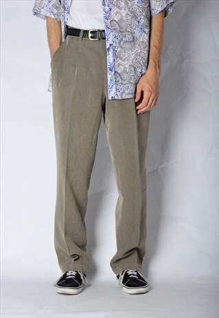 VINTAGE 90S GREYISH BROWN PANTS